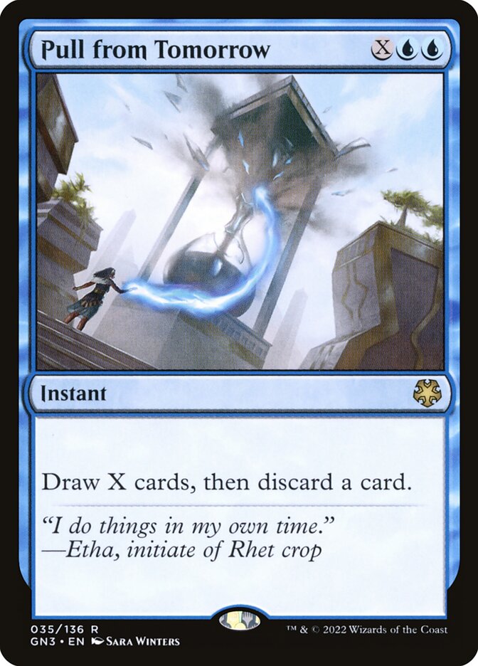 Puxar do Amanhã / Pull from Tomorrow - Magic: The Gathering - MoxLand