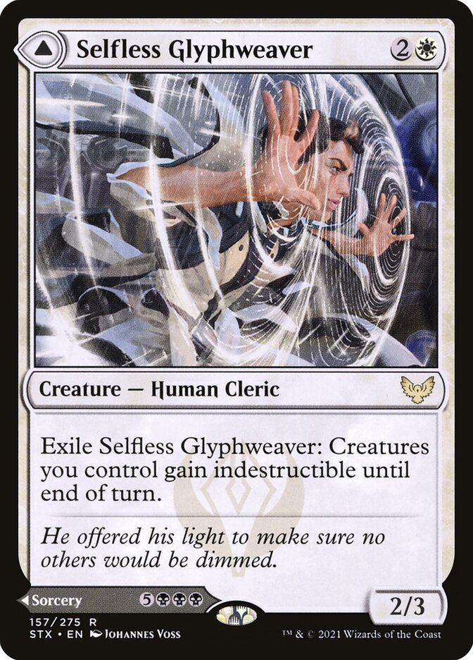 Glifiandeiro Altruísta / Selfless Glyphweaver - Magic: The Gathering - MoxLand