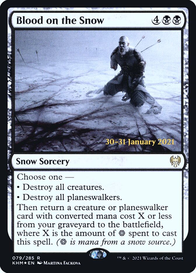 Sangue na Neve / Blood on the Snow - Magic: The Gathering - MoxLand