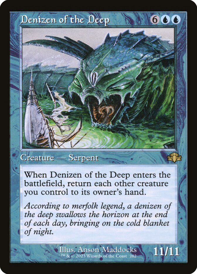 Habitante das Profundezas / Denizen of the Deep - Magic: The Gathering - MoxLand
