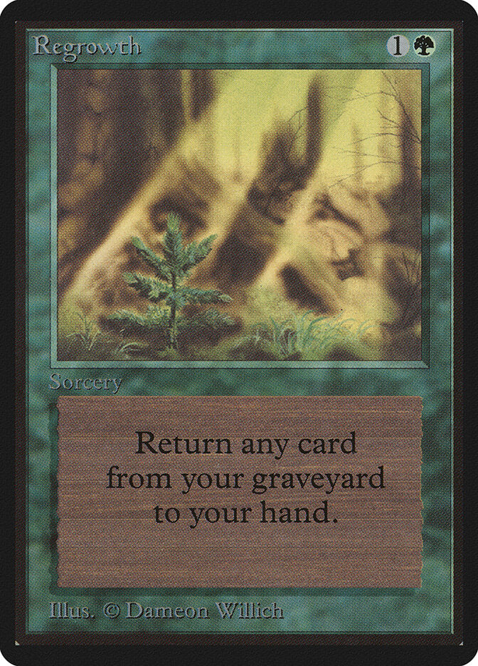 Recrescimento / Regrowth - Magic: The Gathering - MoxLand