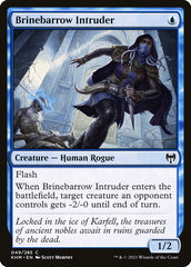 Intrusa do Cemitério Salino / Brinebarrow Intruder - Magic: The Gathering - MoxLand