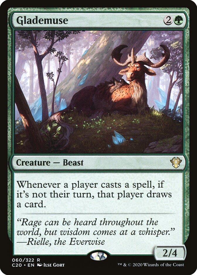 Musa da Clareira / Glademuse - Magic: The Gathering - MoxLand