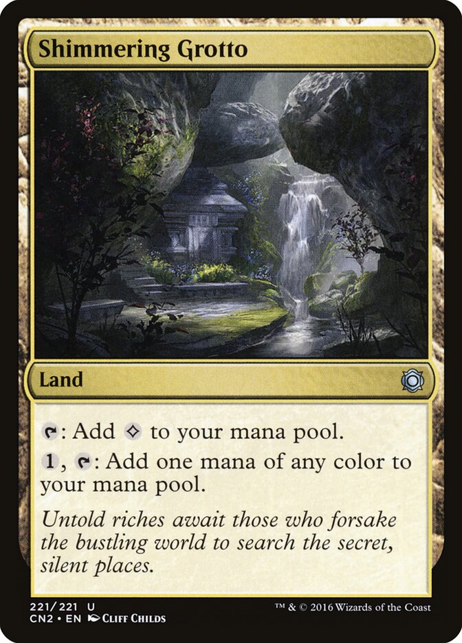 Gruta Cintilante / Shimmering Grotto - Magic: The Gathering - MoxLand