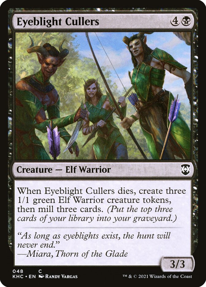 Abatedores de Seca-olho / Eyeblight Cullers - Magic: The Gathering - MoxLand