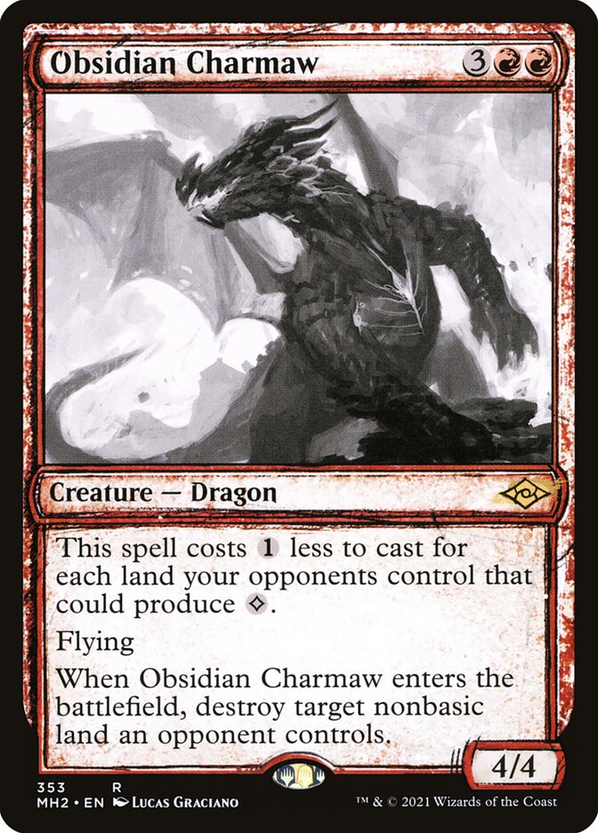 Gorja Ardente de Obsidiana / Obsidian Charmaw - Magic: The Gathering - MoxLand