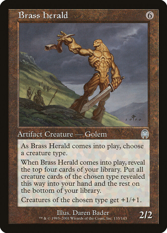 Arauto de Bronze / Brass Herald - Magic: The Gathering - MoxLand