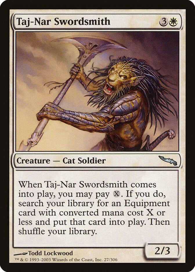 Espadeiro de Taj-Nar / Taj-Nar Swordsmith - Magic: The Gathering - MoxLand