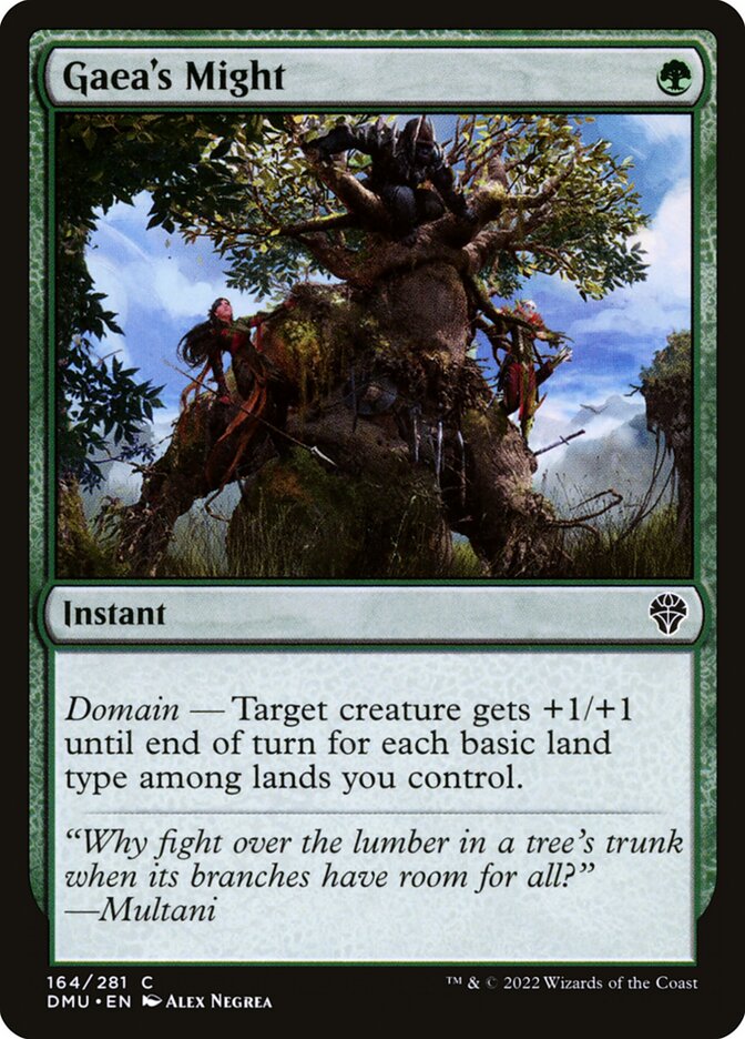 Força de Gaia / Gaea's Might - Magic: The Gathering - MoxLand