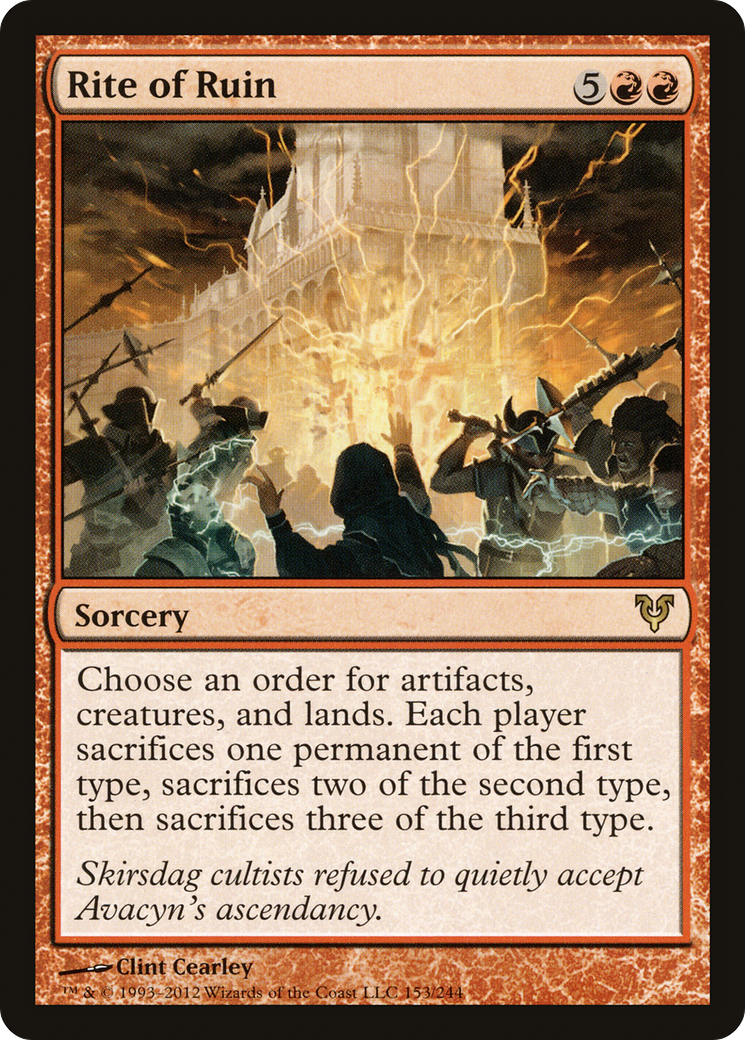 Rito da Ruína / Rite of Ruin - Magic: The Gathering - MoxLand