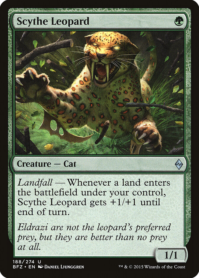 Leopardo-de-foice / Scythe Leopard - Magic: The Gathering - MoxLand