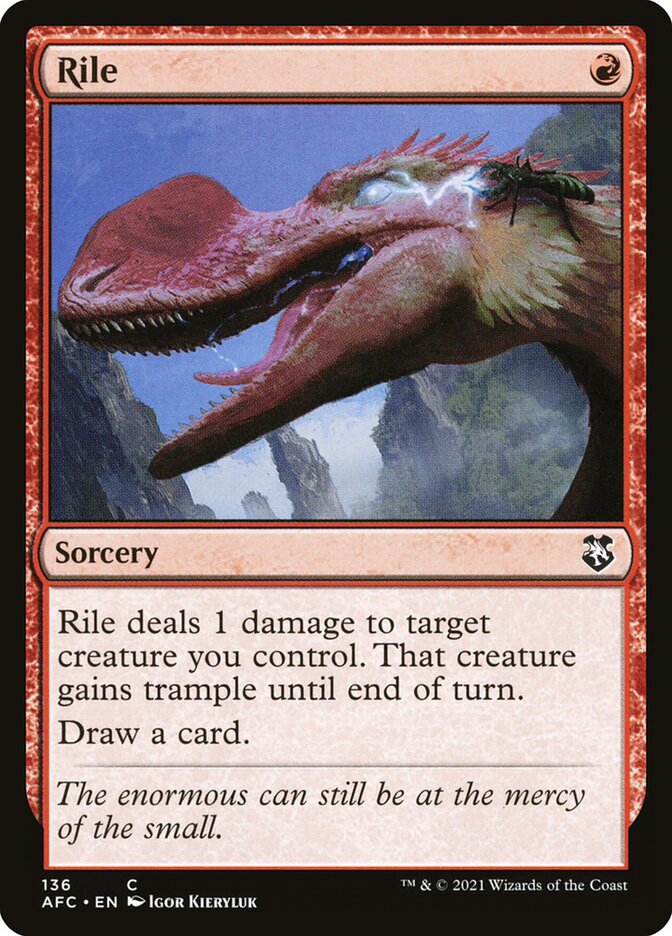 Exasperar / Rile - Magic: The Gathering - MoxLand