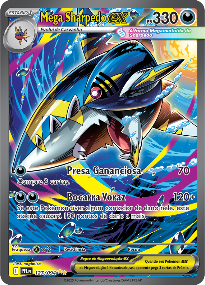 Mega Sharpedo ex - Pokémon TCG - MoxLand