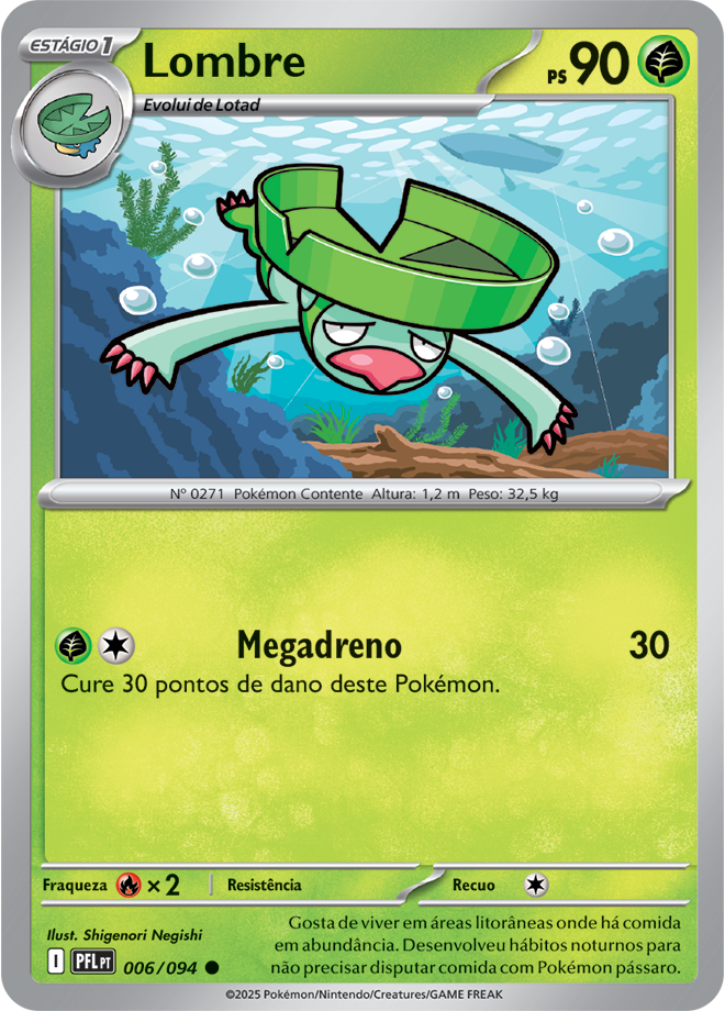 Lombre - Pokémon TCG - MoxLand