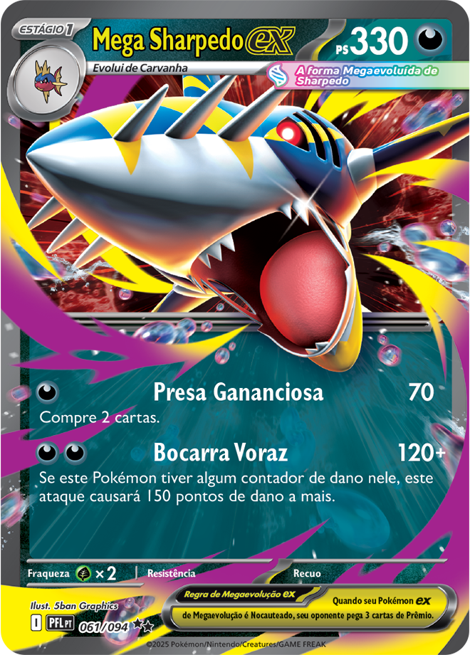 Mega Sharpedo ex - Pokémon TCG - MoxLand