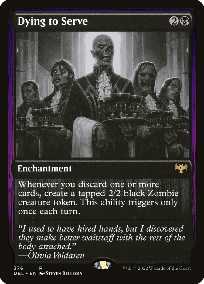 Morrendo de Vontade de Servir / Dying to Serve - Magic: The Gathering - MoxLand