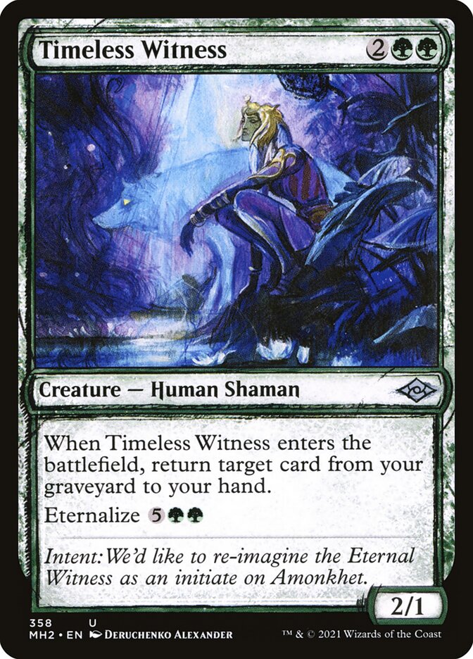 Testemunha Atemporal / Timeless Witness - Magic: The Gathering - MoxLand