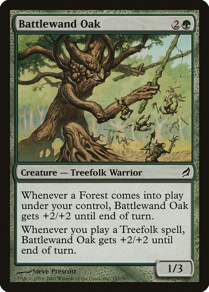 Carvalho Vara-de-Guerra / Battlewand Oak - Magic: The Gathering - MoxLand