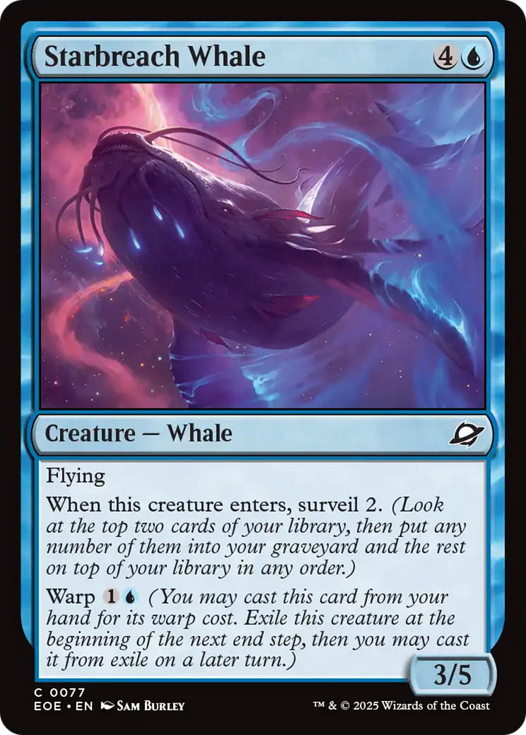 Starbreach Whale - Magic: The Gathering - MoxLand