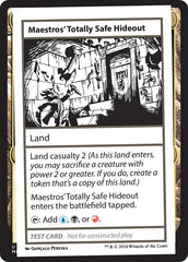 Maestros' Totally Safe Hideout - Magic: The Gathering - MoxLand