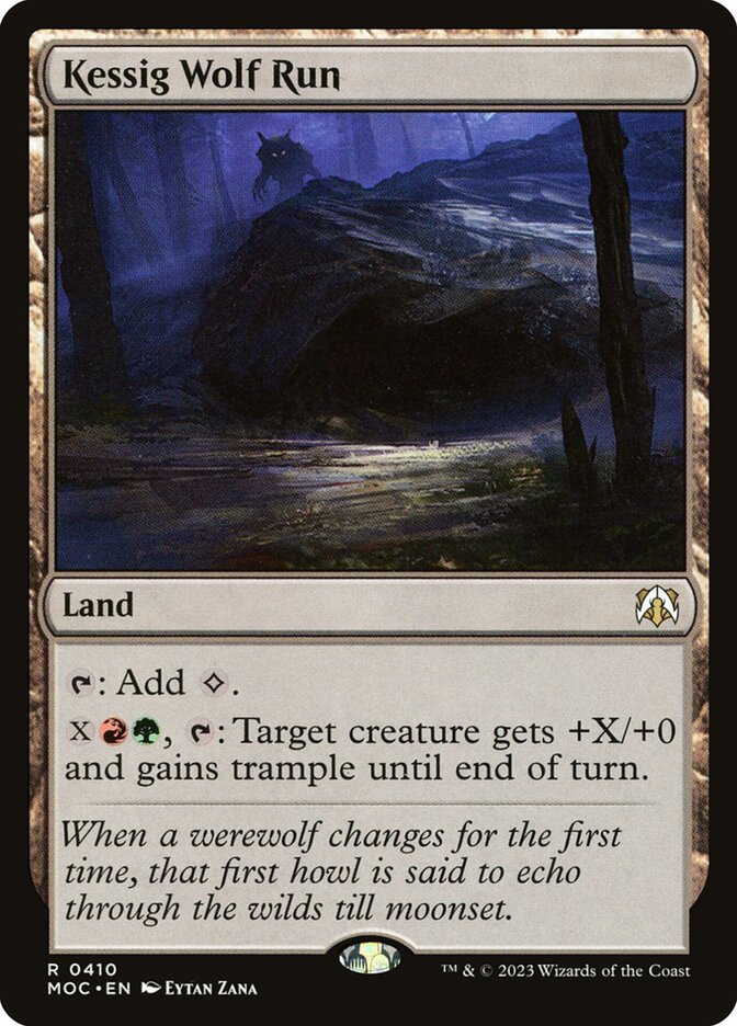 Toca do Lobo de Kessig / Kessig Wolf Run - Magic: The Gathering - MoxLand