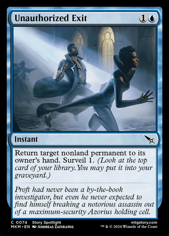 Saída Não Autorizada / Unauthorized Exit - Magic: The Gathering - MoxLand