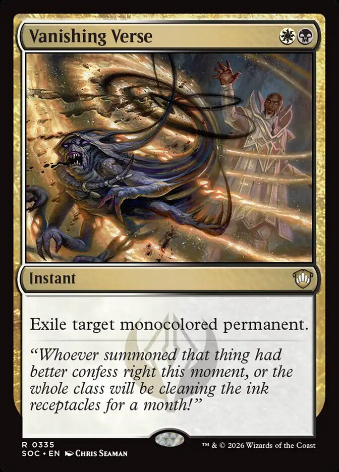 Verso Desvanescedor / Vanishing Verse - Magic: The Gathering - MoxLand