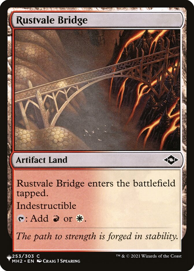 Ponte de Ferrugivale / Rustvale Bridge - Magic: The Gathering - MoxLand