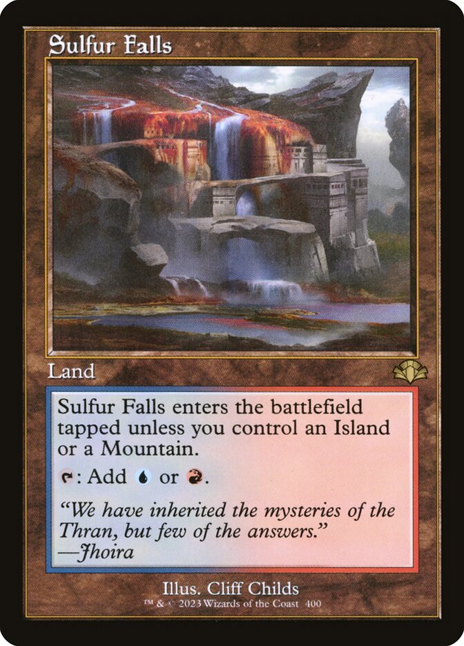 Cascata de Enxofre / Sulfur Falls - Magic: The Gathering - MoxLand