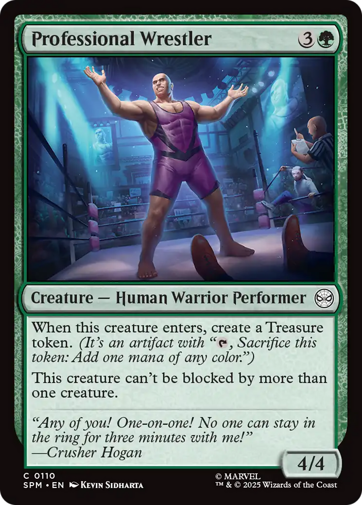 Professional Wrestler - Magic: The Gathering - MoxLand