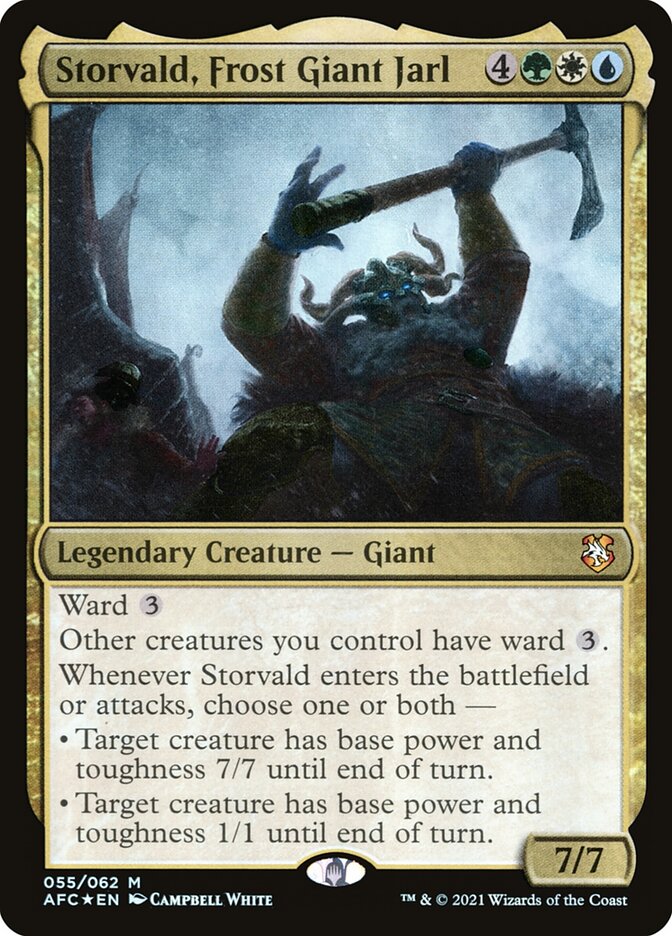 Storvald, Jarl dos Gigantes do Gelo / Storvald, Frost Giant Jarl - Magic: The Gathering - MoxLand