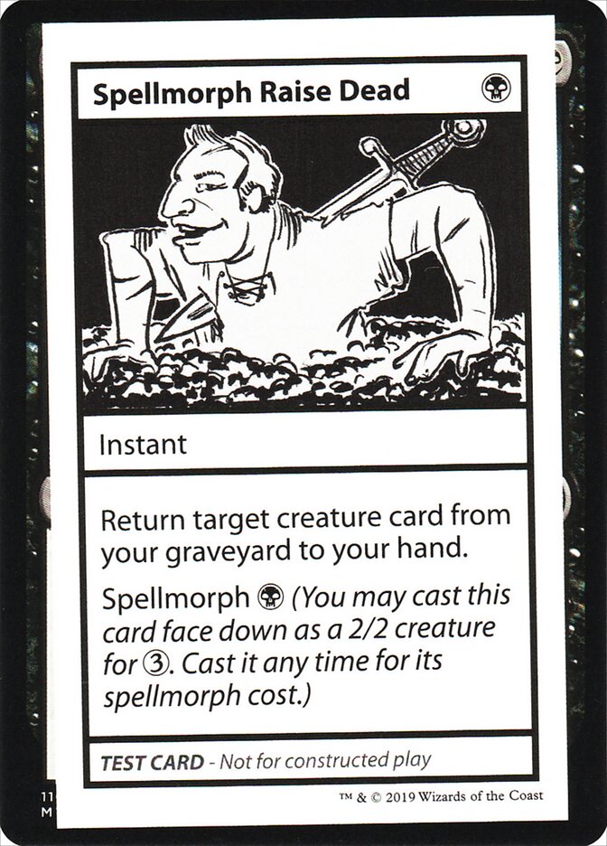 Spellmorph Raise Dead - Magic: The Gathering - MoxLand