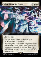 What Must Be Done - Magic: The Gathering - MoxLand