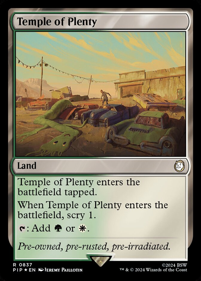 Templo da Fartura / Temple of Plenty - Magic: The Gathering - MoxLand