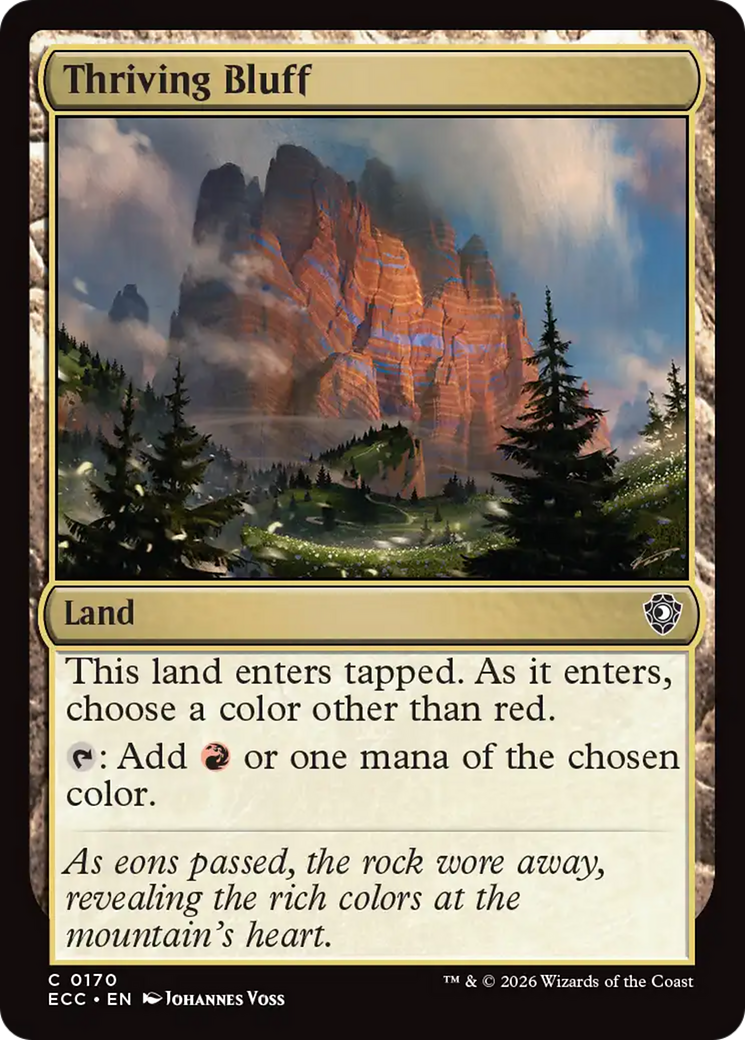 Penhasco Vicejante / Thriving Bluff - Magic: The Gathering - MoxLand