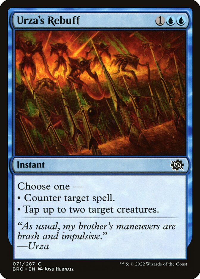 Repúdio de Urza / Urza's Rebuff - Magic: The Gathering - MoxLand