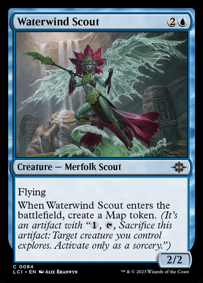 Batedora de Mar e Céu / Waterwind Scout - Magic: The Gathering - MoxLand