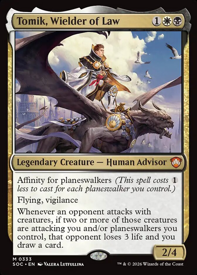 Tomik, Portador da Lei / Tomik, Wielder of Law - Magic: The Gathering - MoxLand