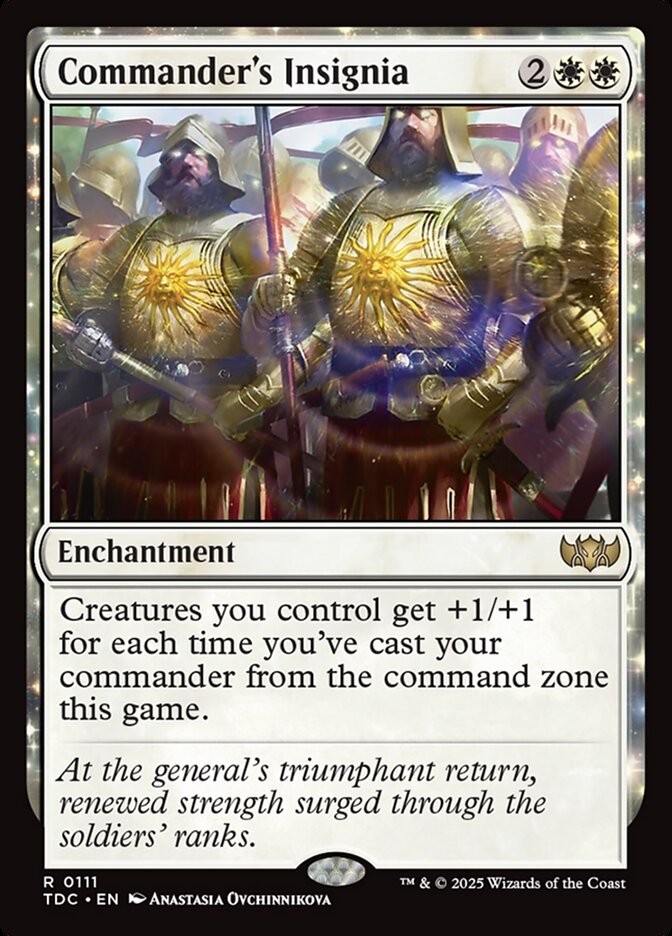 Insígnia do Comandante / Commander's Insignia - Magic: The Gathering - MoxLand