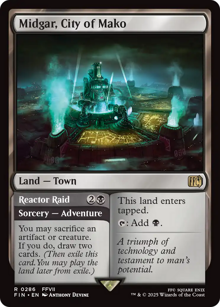 Midgar, Cidade do Mako / Midgar, City of Mako - Magic: The Gathering - MoxLand