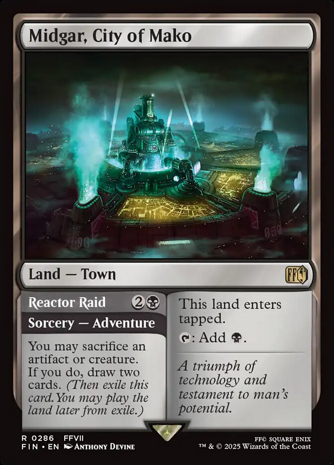 Midgar, Cidade do Mako / Midgar, City of Mako - Magic: The Gathering - MoxLand