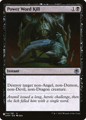 Palavra de Poder: Matar / Power Word Kill - Magic: The Gathering - MoxLand