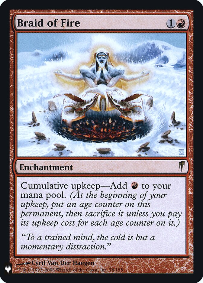 Trançado de Fogo / Braid of Fire - Magic: The Gathering - MoxLand
