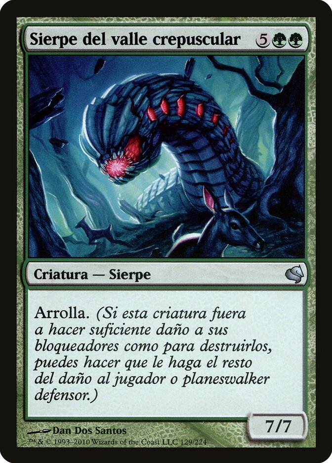 Vorme do Vale do Crepúsculo / Duskdale Wurm - Magic: The Gathering - MoxLand
