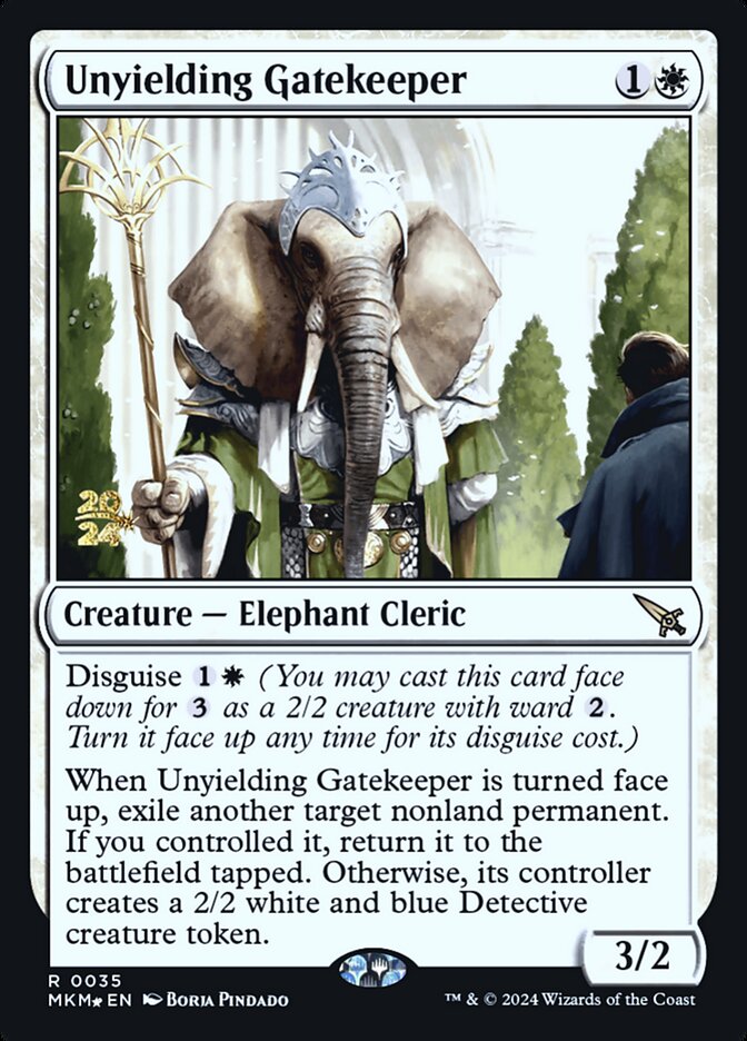Porteiro Inflexível / Unyielding Gatekeeper - Magic: The Gathering - MoxLand