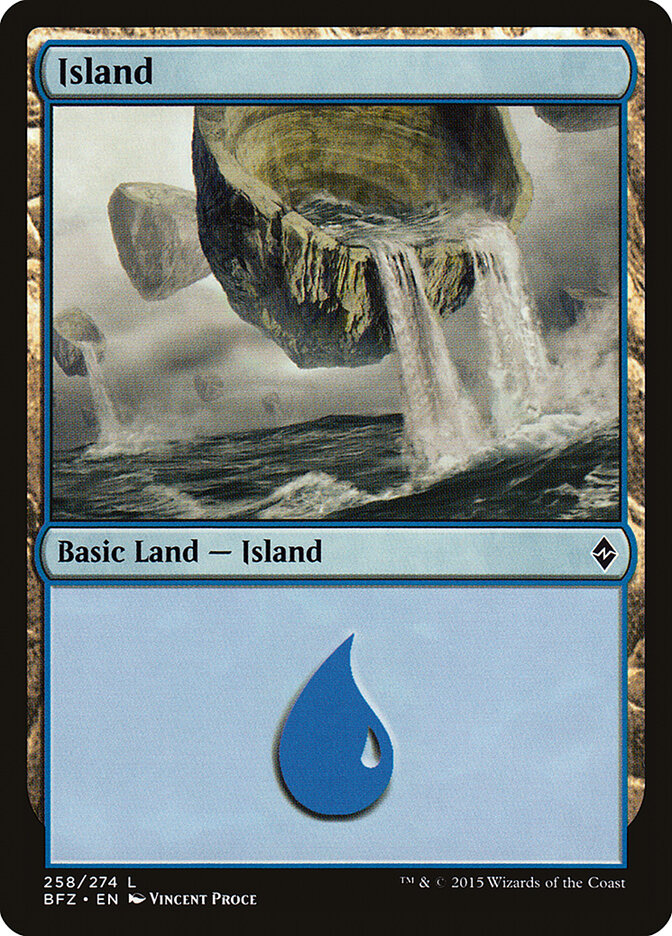 Ilha / Island - Magic: The Gathering - MoxLand