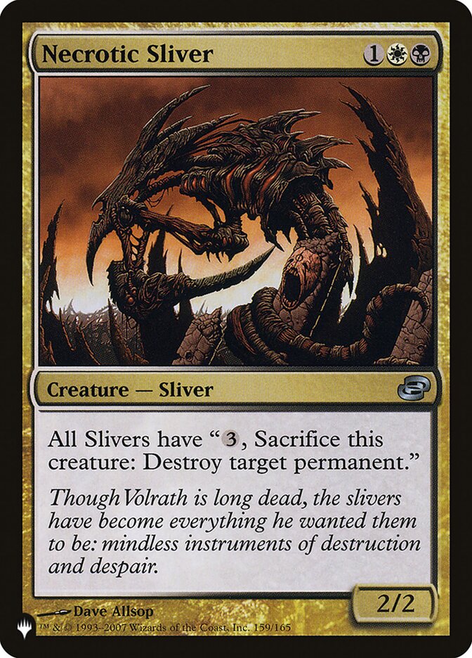 Fractius Necrótico / Necrotic Sliver - Magic: The Gathering - MoxLand