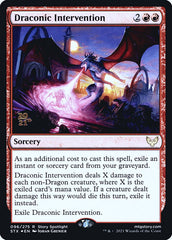 Intervenção Dragônica / Draconic Intervention - Magic: The Gathering - MoxLand