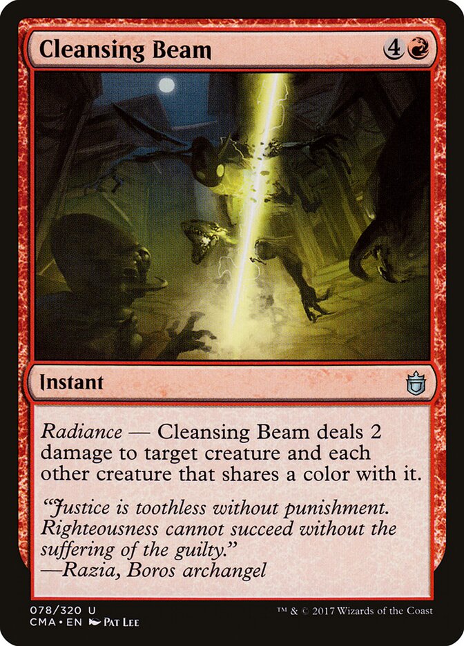 Raio Purificador / Cleansing Beam - Magic: The Gathering - MoxLand