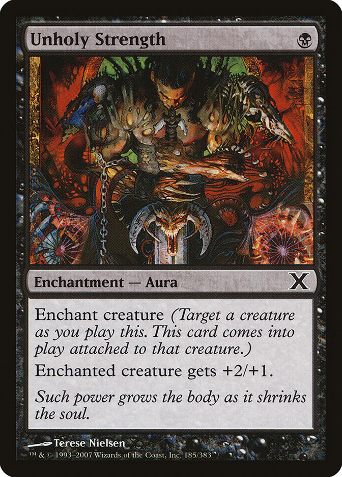 Força Profana / Unholy Strength - Magic: The Gathering - MoxLand